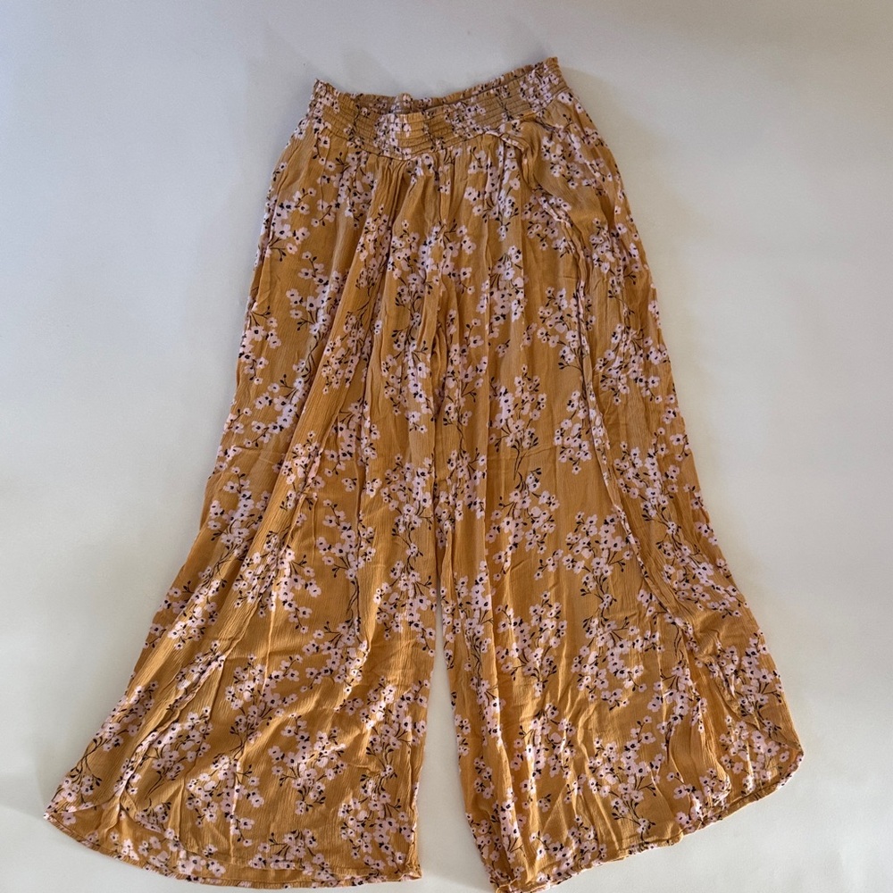 Billabong Wandering Soul Wide Leg Pant in Golden Hour Size Large - Picture 8 of 8